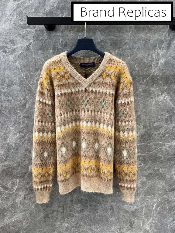 Louis Vuitton Mohair Fair Isle Sweater